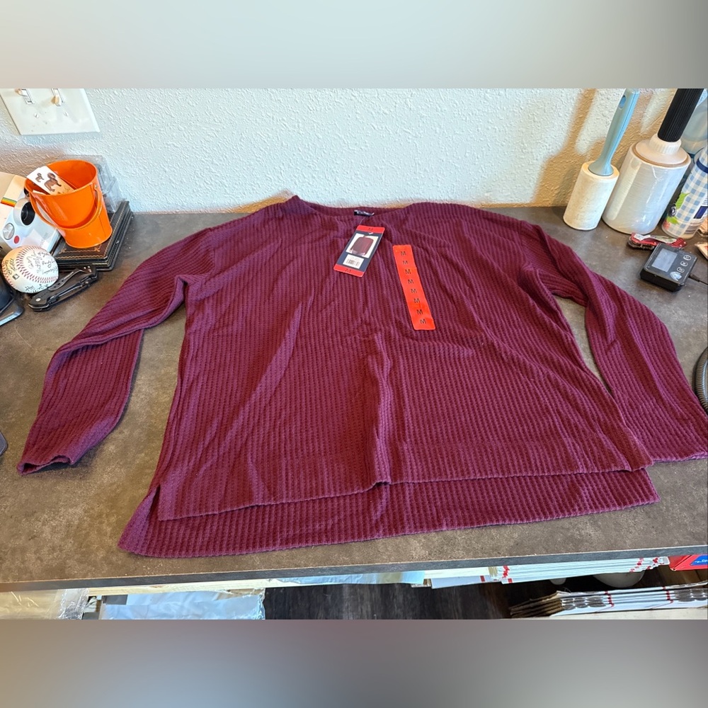 Splendid Burgundy Sweater Women’s Size Medium NWT